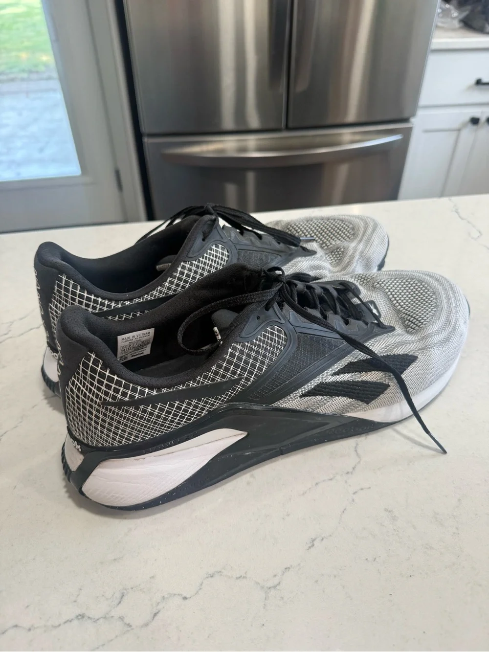 Reebok Nano X2 Men’s Training CrossFit Shoes Black/Gray Low Top GW5146 Size 14
